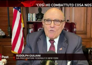 Rudolph Giuliani a TG2 Post