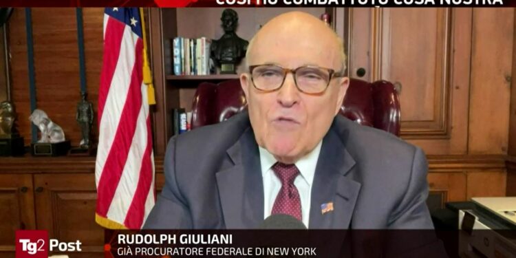 Rudolph Giuliani a TG2 Post