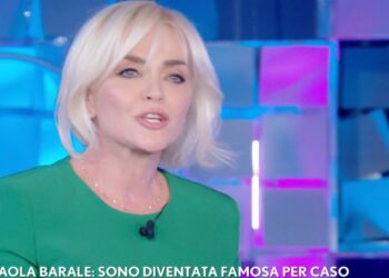 Paola Barale a Verissimo