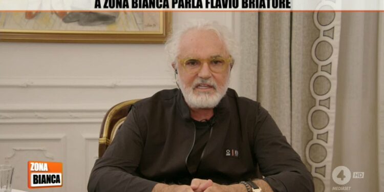 Flavio Briatore a Zona Bianca