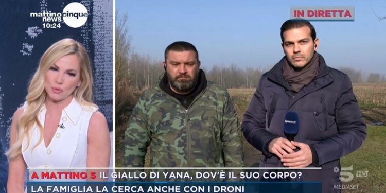 Il papà di Yana Malayko (Mattino5)