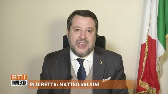 Matteo Salvini a Dritto e Rovescio