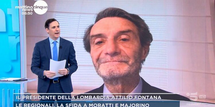 Attilio Fontana a Mattino5