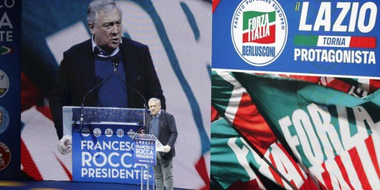 Tajani con Rocca