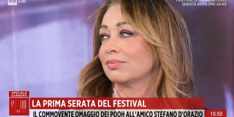 Tiziana, moglie Stefano d'Orazio, a Storie Italiane