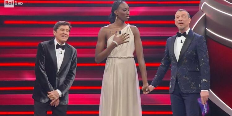 Paola Egonu a Sanremo 2023