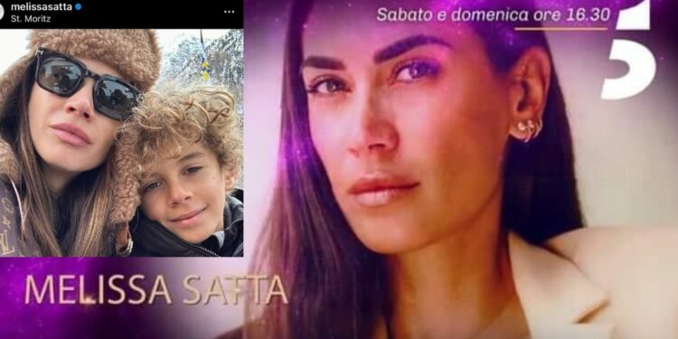 Melissa Satta e il figlio (foto: web)