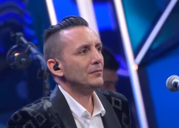 Kekko Silvestre dei Modà (Sanremo 2023)