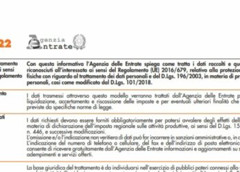 Irap 2023, Agenzia delle Entrate