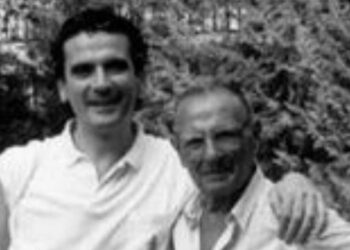 Massimo Troisi e il padre Alfredo (Wikipedia)