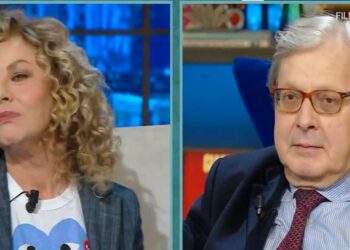 Eva Grimaldi e Vittorio Sgarbi, Oggi è un altro giorno