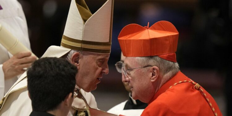 Papa Francesco col Card. Roche