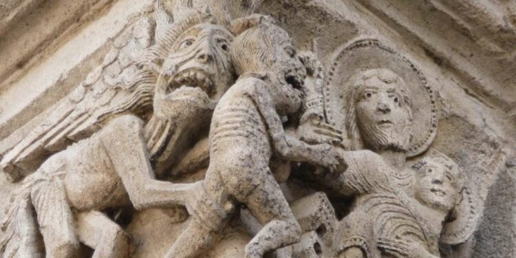 Gislebertus, capitello della Cattedrale di Saint Lazare, XII sec., Autun (foto dal web)