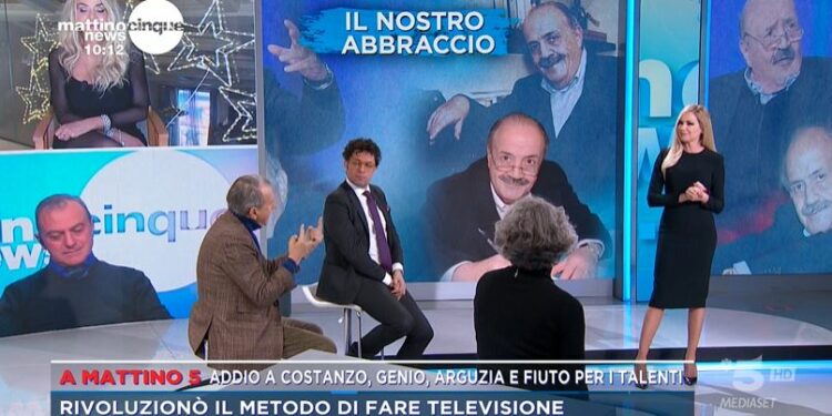 Puntata speciale di Mattino5 su Maurizio Costanzo