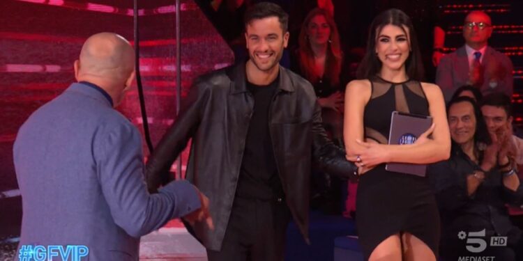 Giulia Salemi e Pierpaolo Pretelli al GF Vip (Foto: Screenshot)