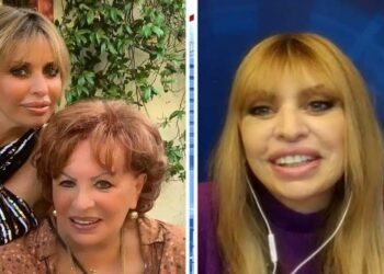 Maria Scicolone e la figlia Alessandra Mussolini