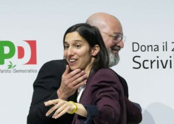 Elly Schlein con Stefano Bonaccini (LaPresse)