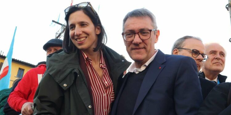 Elly Schlein e Maurizio Landini (Lapresse)