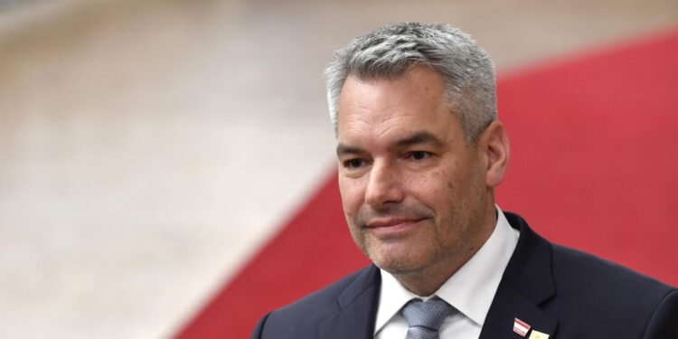 Karl Nehammer, cancelliere Austria (Foto: 2023, LaPresse)