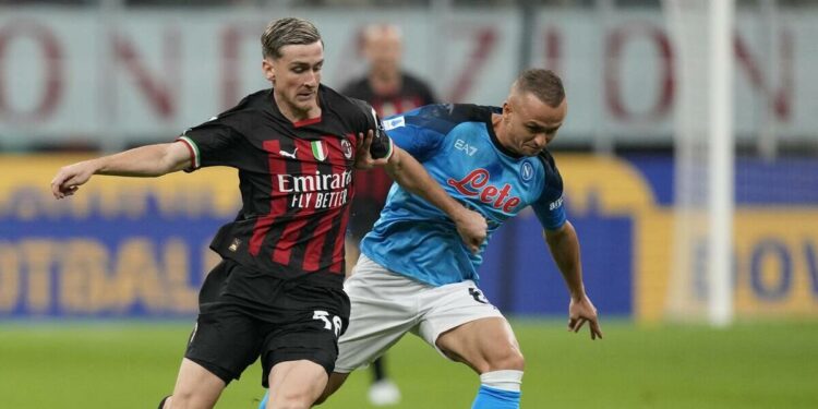 Saelemaekers e Lobotka Milan Napoli