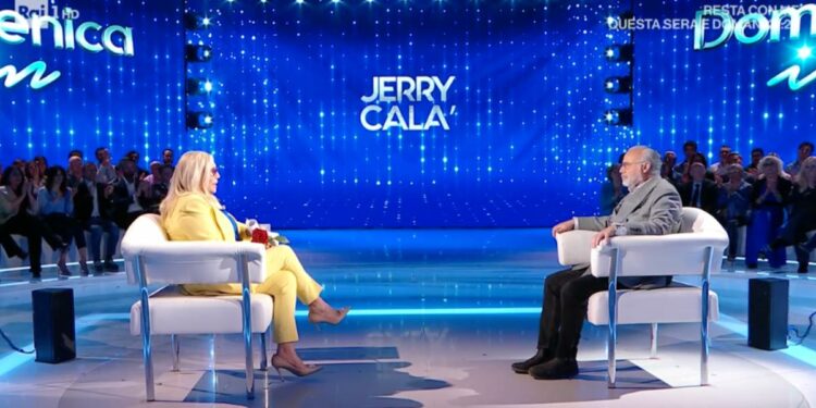 Mara Venier e Jerry Calà a Domenica In