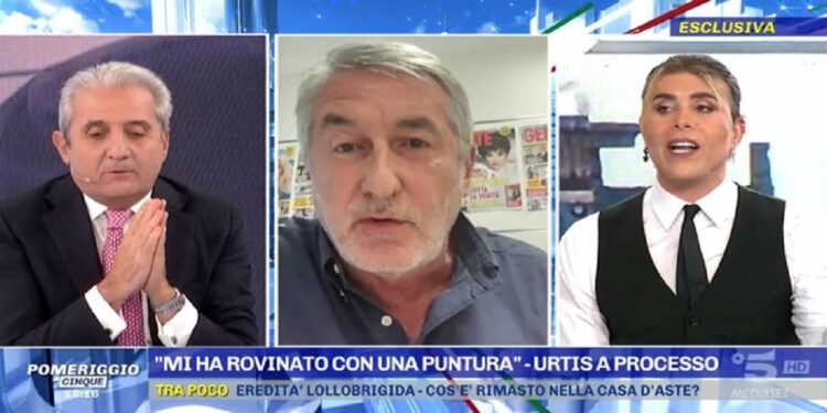 Umberto Brindani contro Giacomo Urtis a Pomeriggio 5