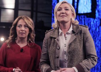 Marine Le Pen e Meloni