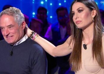 Elisabetta Gregoraci e suo padre, Mario (Domenica In)