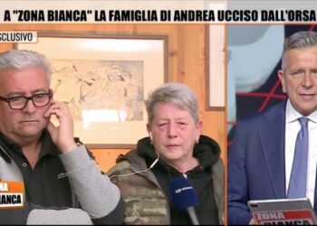 Genitori di Andrea Papi a Zona Bianca