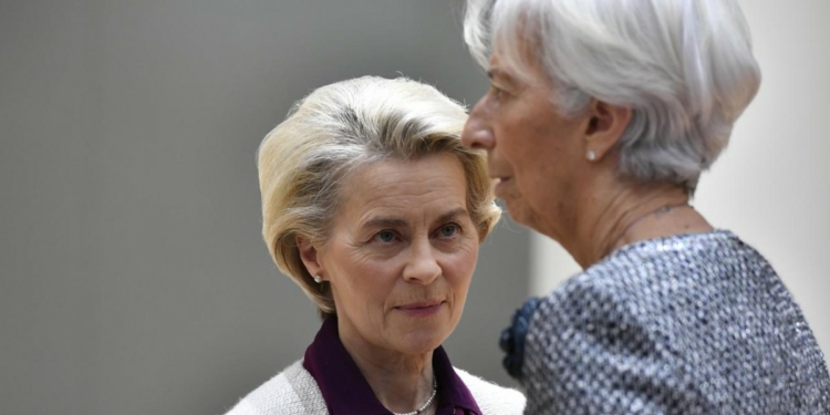 Ursula von der Leyen e Christine Lagarde (LaPresse)