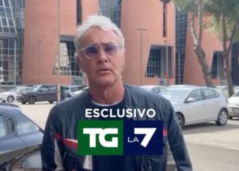 Massimo Giletti al Tg La7