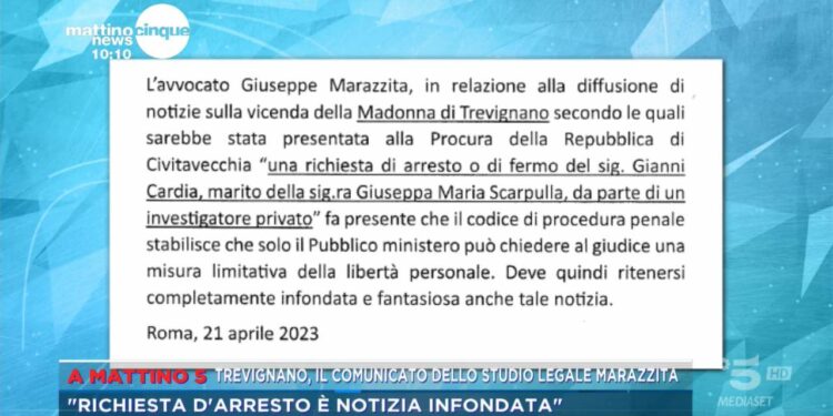 Le ultime sul caso della Madonna di Trevignano a Mattino 5