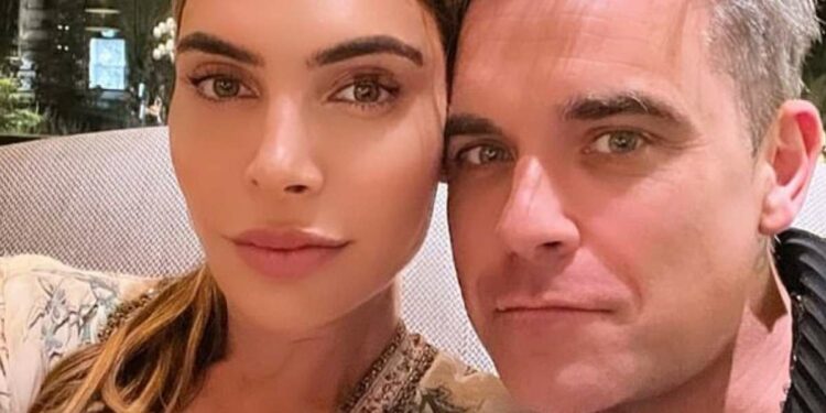 Robbie Williams e la moglie Ayda Field