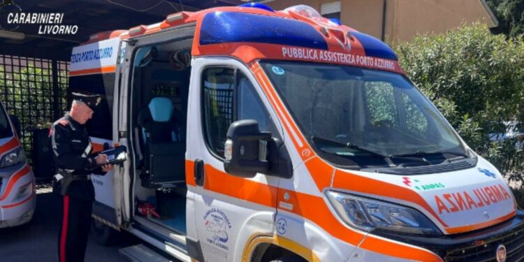 Ambulanza rubata a Elba