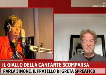 Simone, fratello di Greta Spreafico, a Storie Italiane