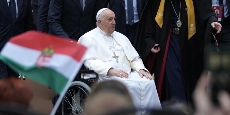 Il viaggio apostolico di Papa Francesco in Ungheria (Foto: 2023, LaPresse)