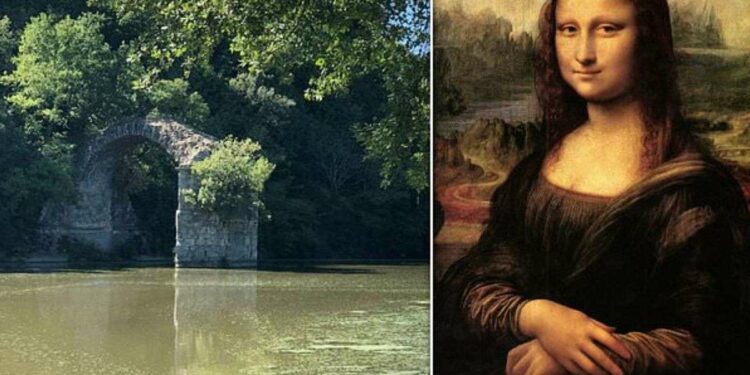 La Gioconda e il ponte a Laterina (Twitter)