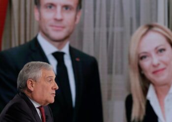 Tajani, Meloni e Macron