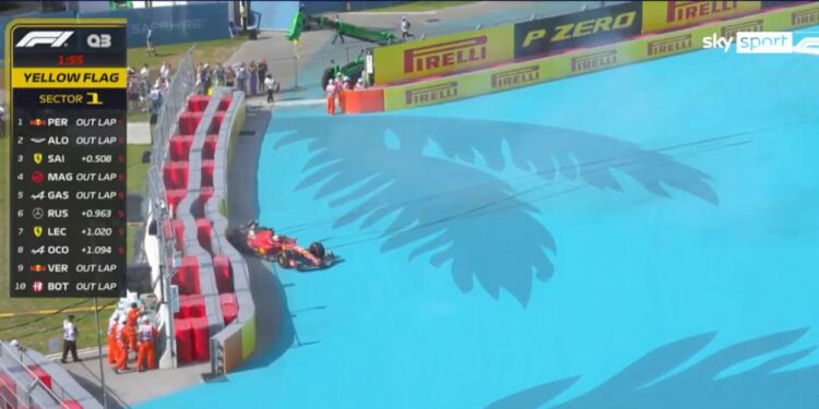 Incidente Leclerc, a muro nelle qualifiche di Miami 2023