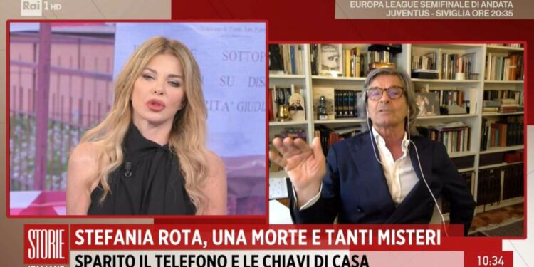 Roberto Alessi a Storie Italiane sul caso di Stefania Rota