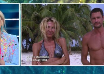 Vladimir Luxuria contro Christopher Leoni all'Isola dei Famosi 2023 (Foto: Web)