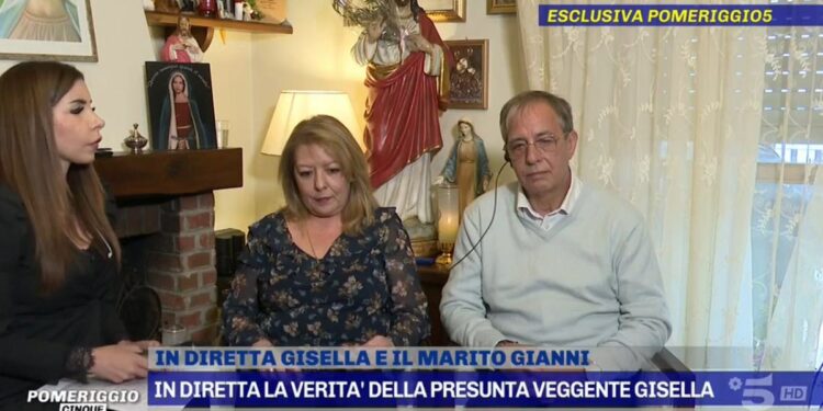 Gisella Cardia e il marito Gianni a Pomeriggio 5