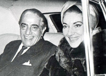 Aristotele Onassis assieme a Maria Callas