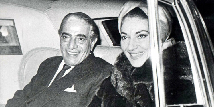 Aristotele Onassis assieme a Maria Callas