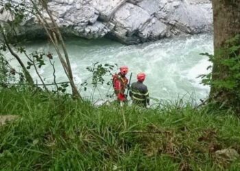 Le ricerche di Denise Galatà, la 19enne caduta a Cosenza mentre faceva rafting in gita (Twitter)