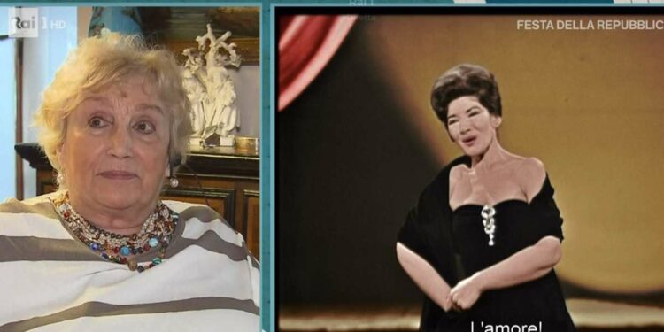 Giovanna Lomazzi ricorda Maria Callas a Oggi è un altro giorno