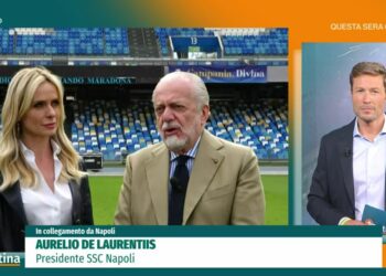 Aurelio De Laurentiis a Uno Mattina