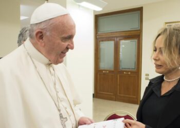 Papa Francesco e Marina Berlusconi