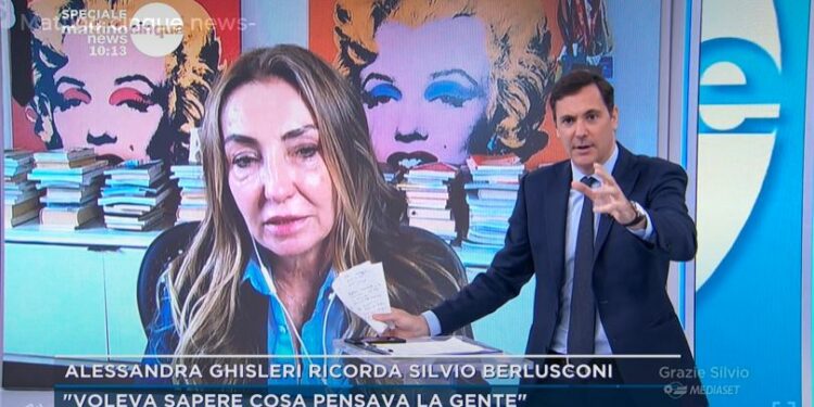 Alessandra Ghisleri a Mattino 5