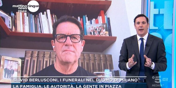 Fabio Capello a Mattino 5 News